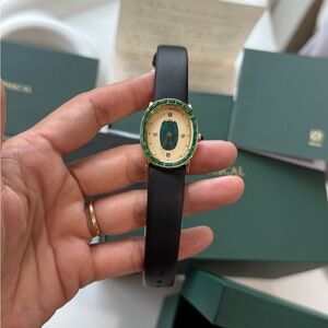 PASCAL Oval Halo Diamond Watch (24mm x 30mm) NEW IN BOX $275